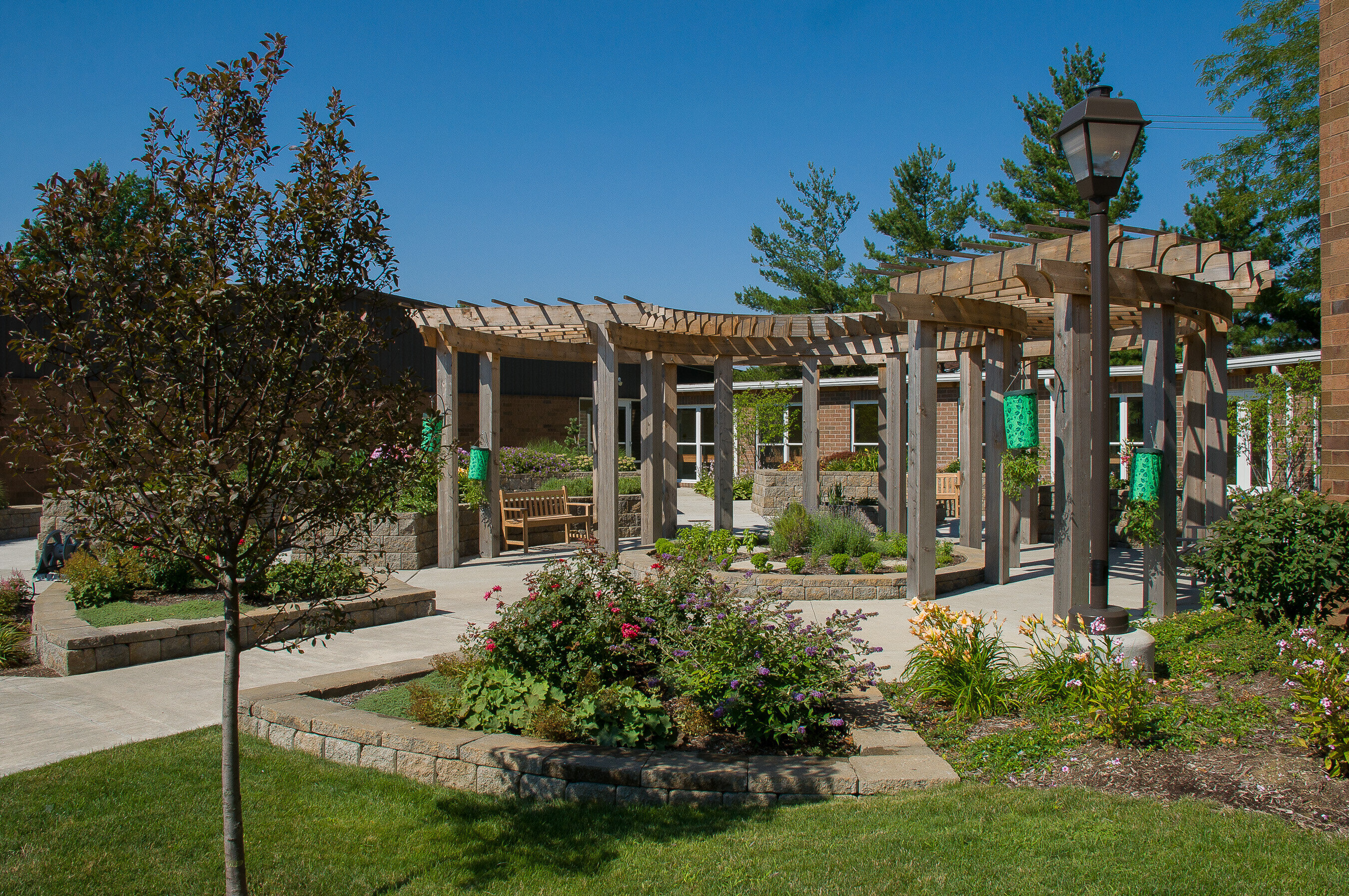 Skyview Studios at the Nason Center courtyard