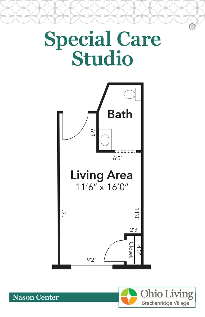 OLBV Assisted Living Floor Plan Memory Care Studo