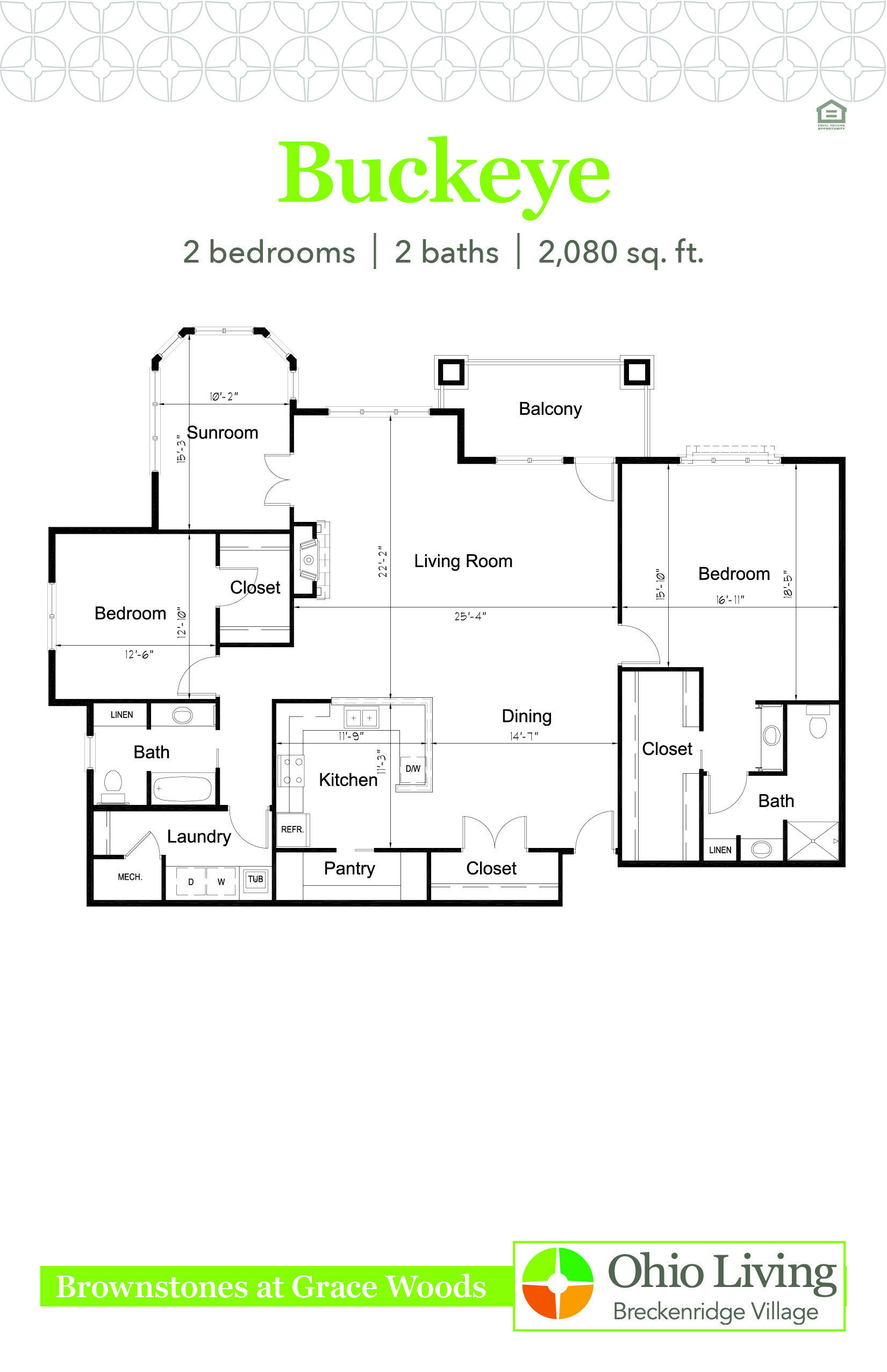 OLBV Brownstones at Grace Woods Floor Plan Buckeye