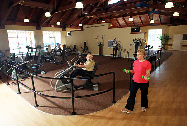 Group exercise at the Veale Wellness Center & Aquatic Center