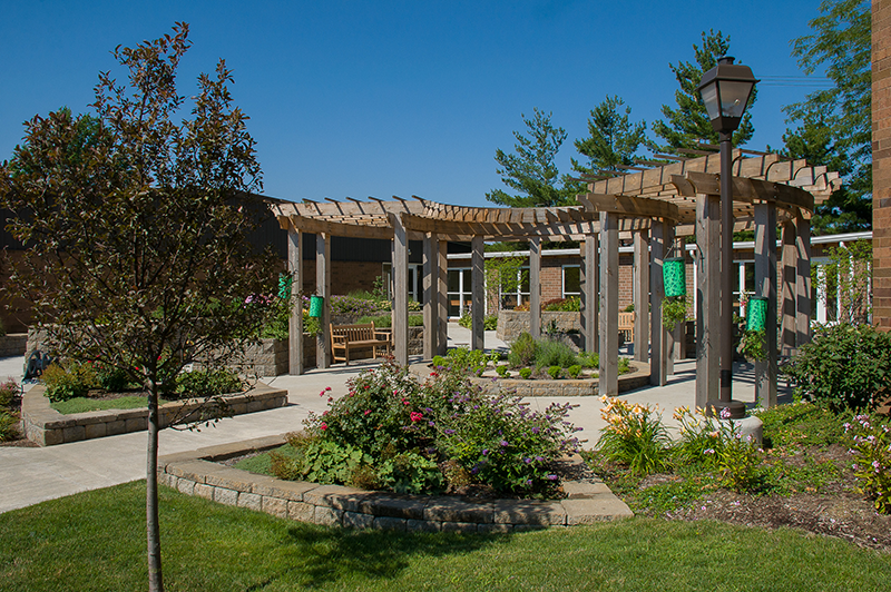 Skyview Studios at the Nason Center courtyard