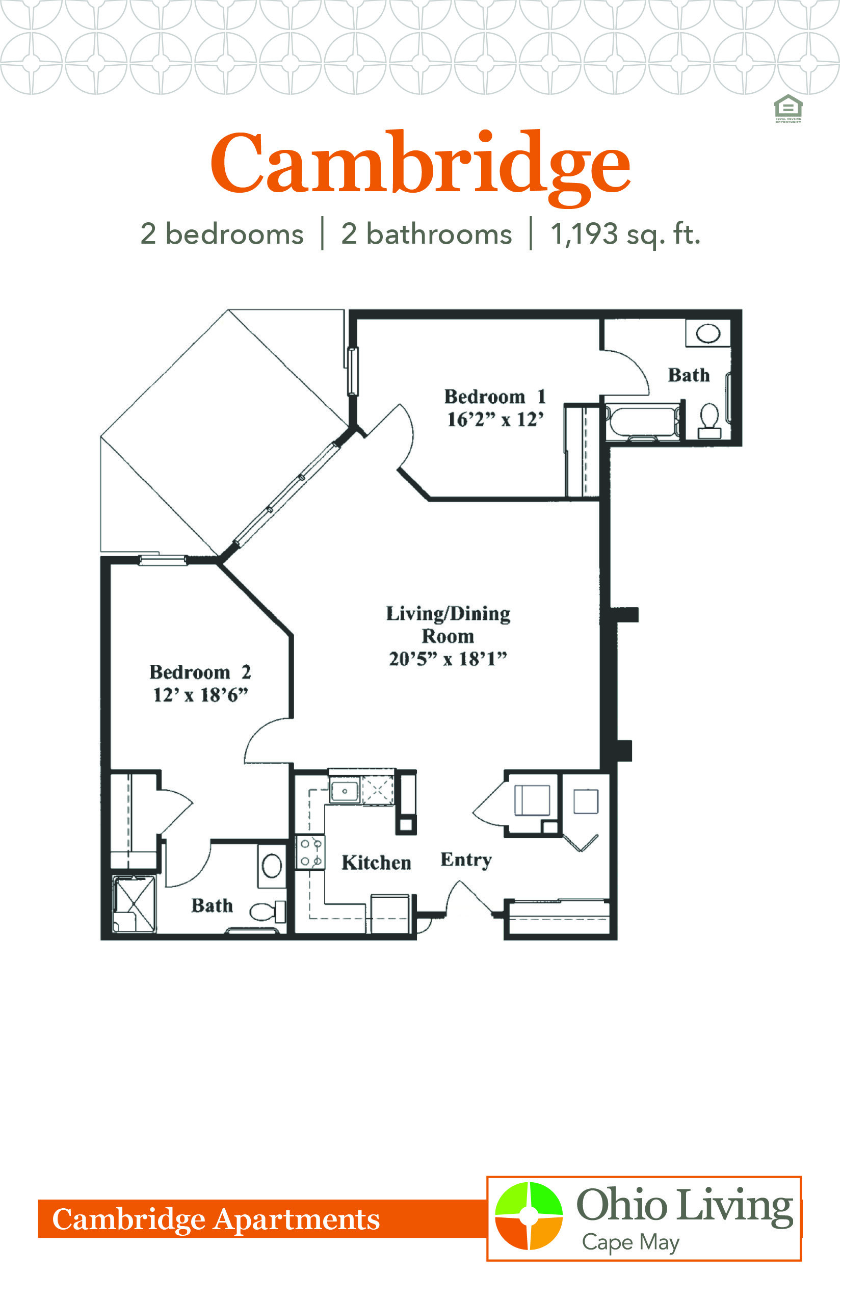 OLCM Apartment Floor Plan Cambridge