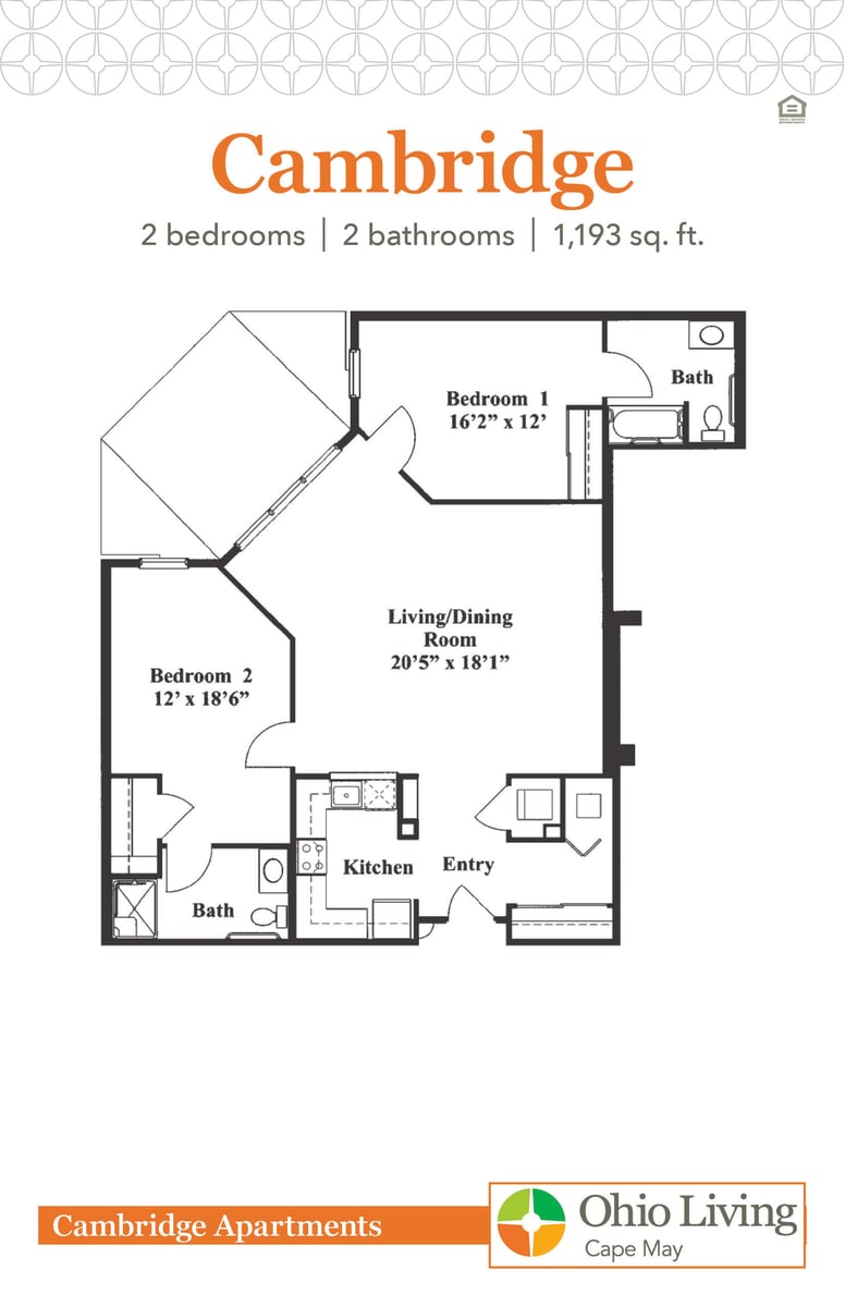 OLCM Apartment Floor Plan Cambridge