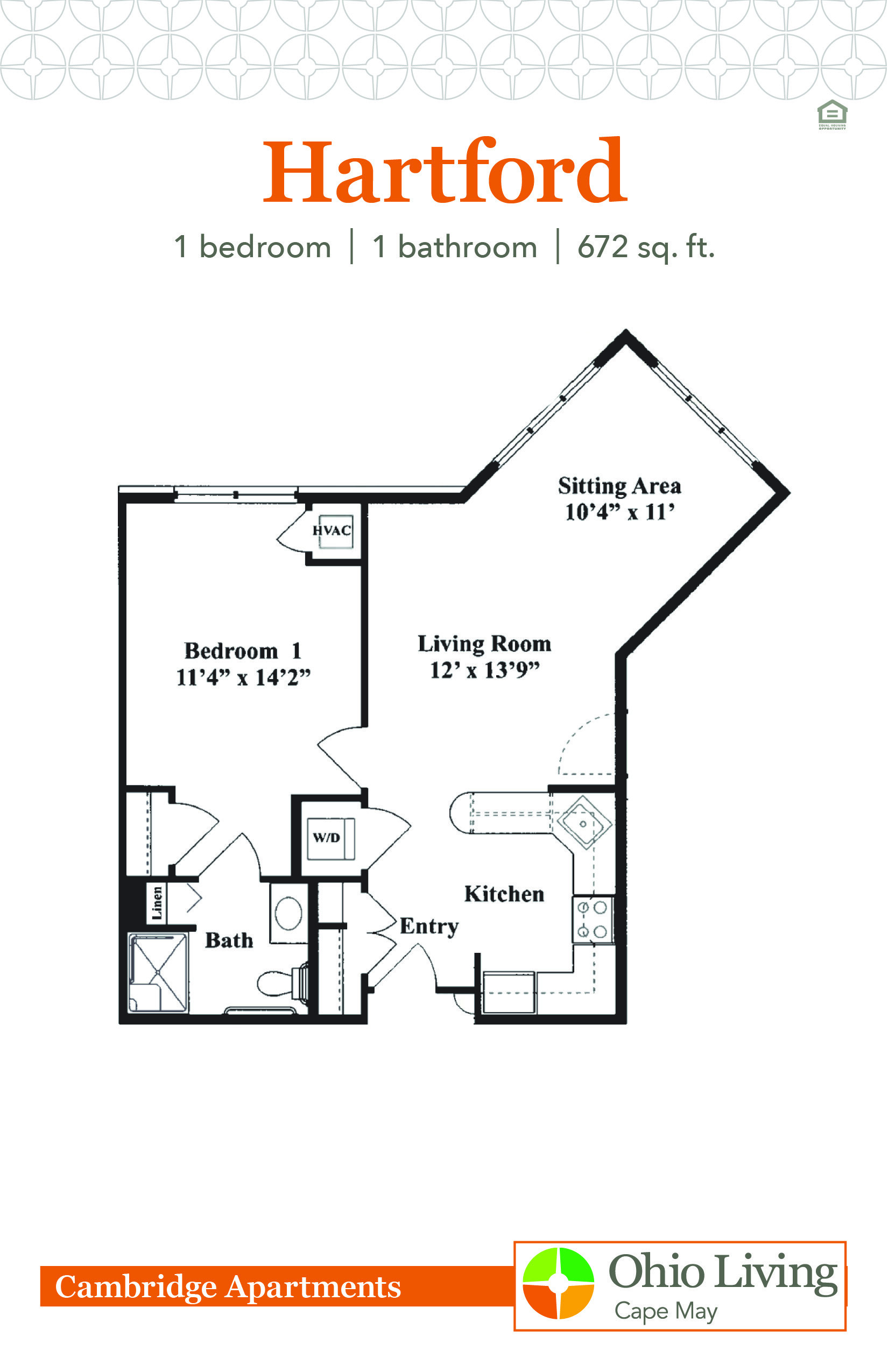 OLCM Apartment Floor Plan Hartford