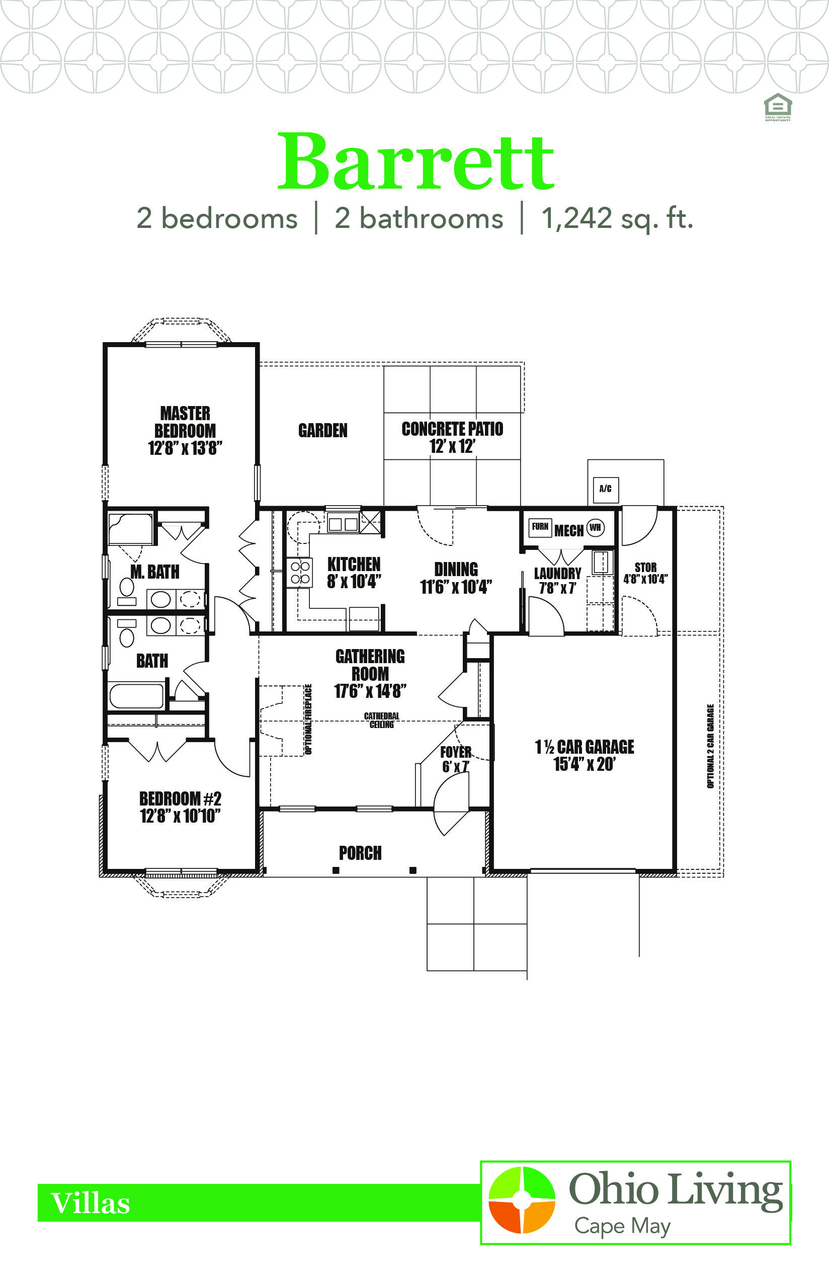 OLCM Villa Floor Plan Barrett