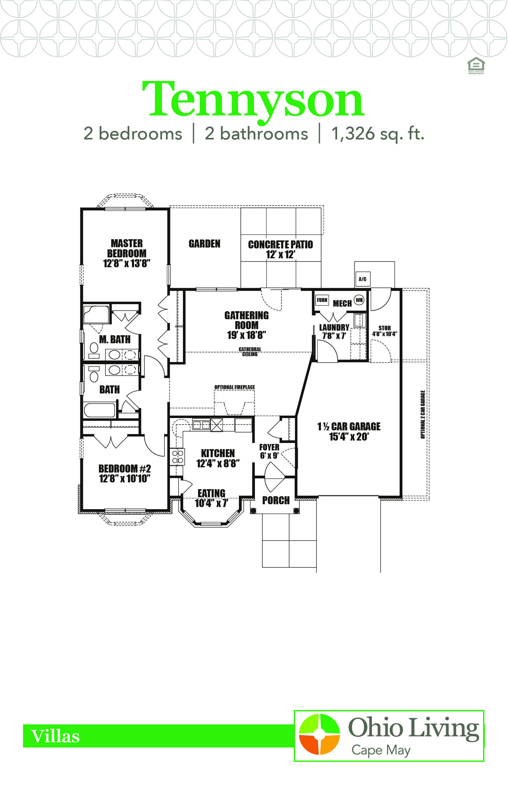 OLCM Villa Floor Plan Tennyson