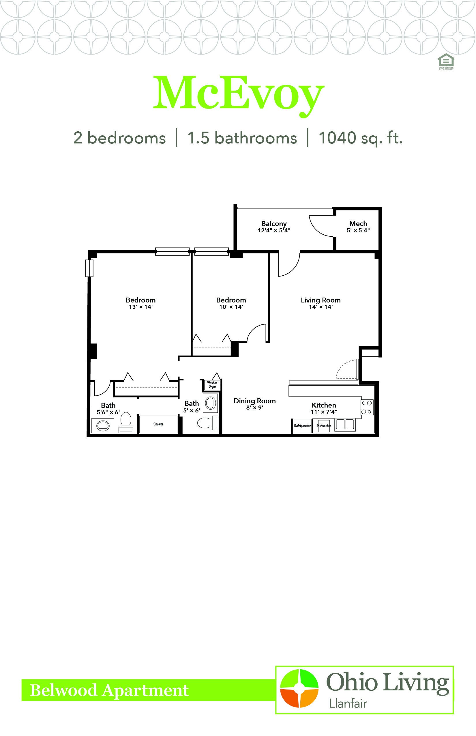 OLLF Belwood Apartment Floor Plan McEvoy