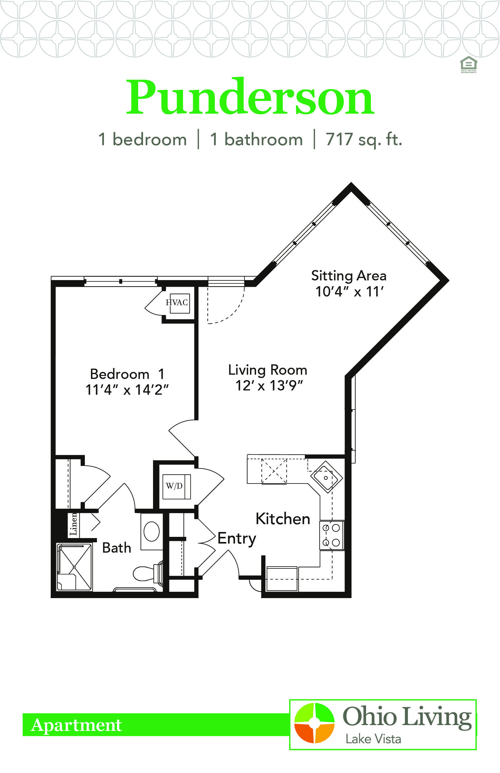 OLLV Apartment Floor Plan Punderson