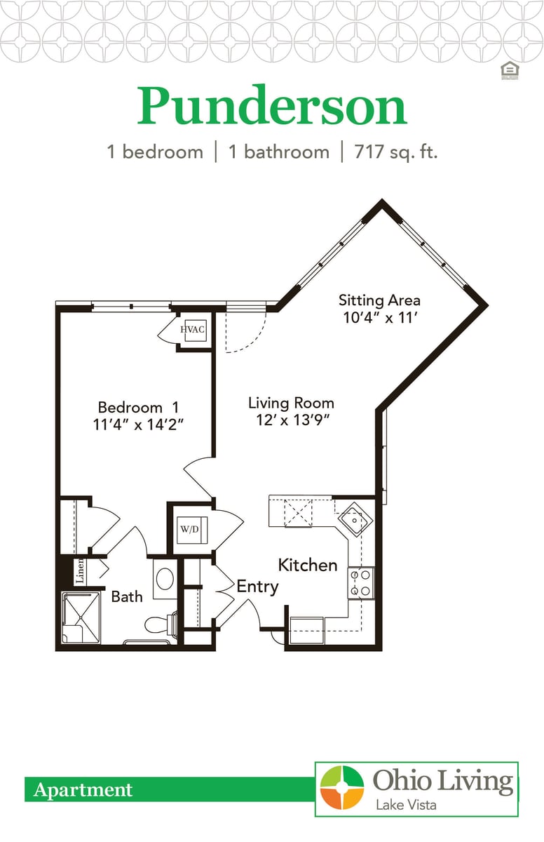 OLLV Apartment Floor Plan Punderson