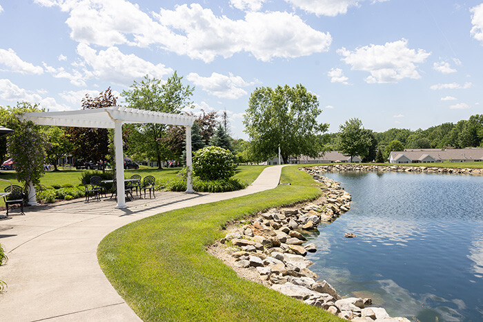 Beautifully landscaped grounds