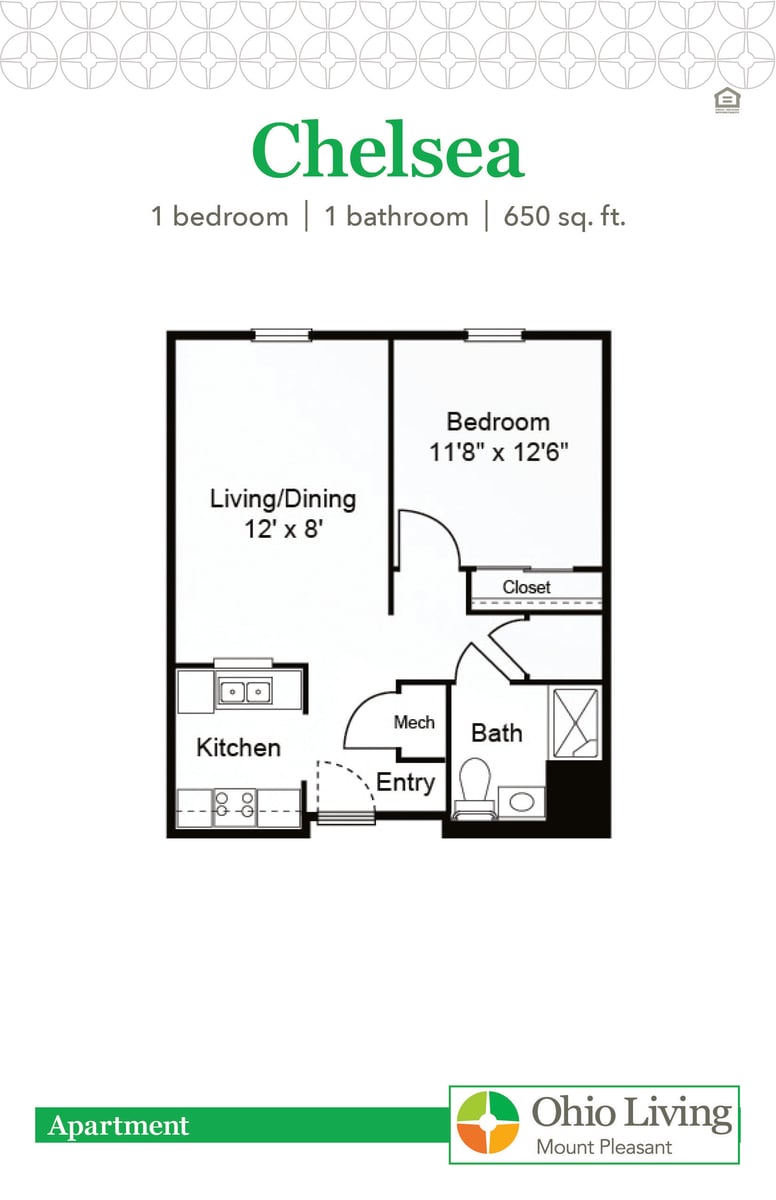 OLMP Apartment Floor Plan Chelsea