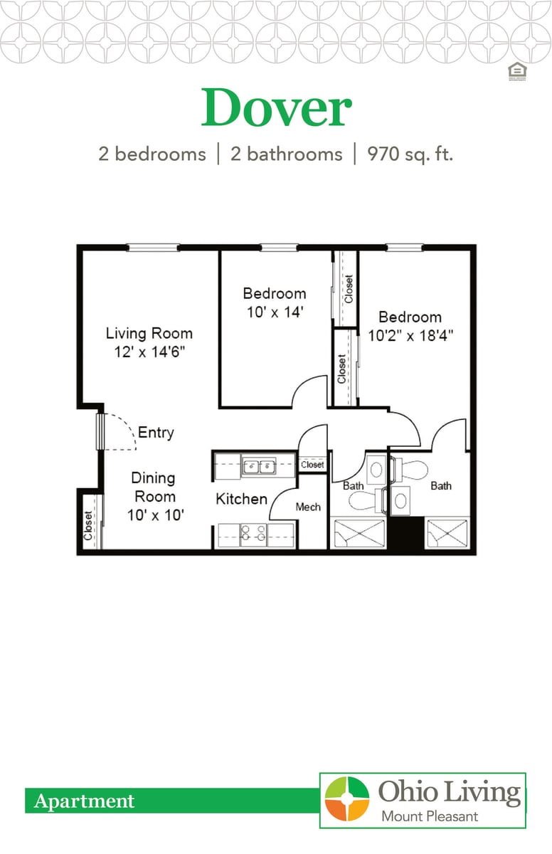 OLMP Apartment Floor Plan Dover