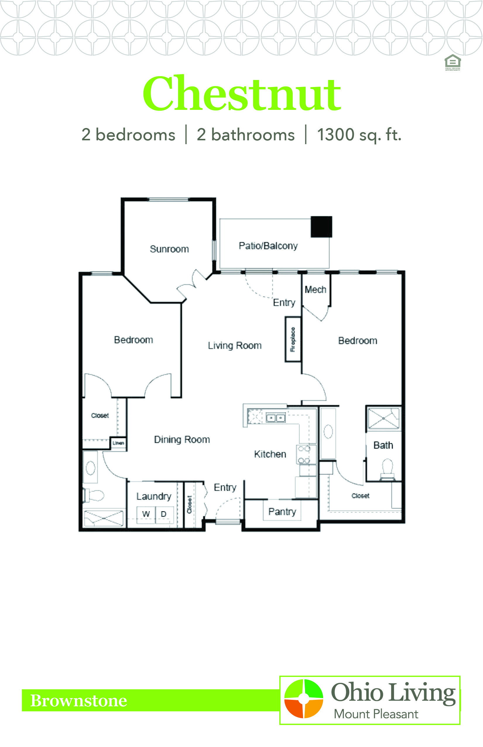 OLMP Brownstone Floor Plan Chestnut