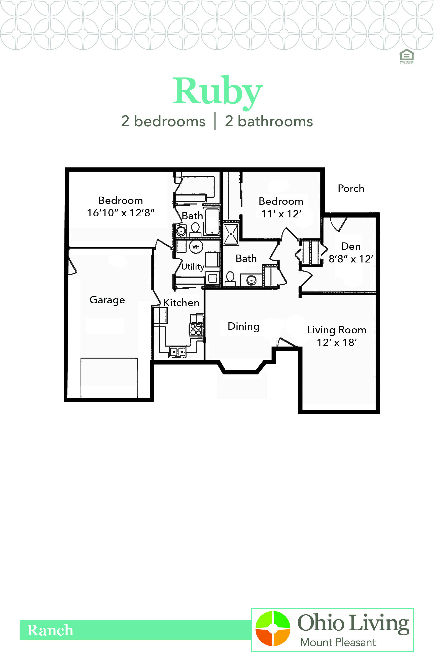 OLMP Ranch Floor Plan Ruby
