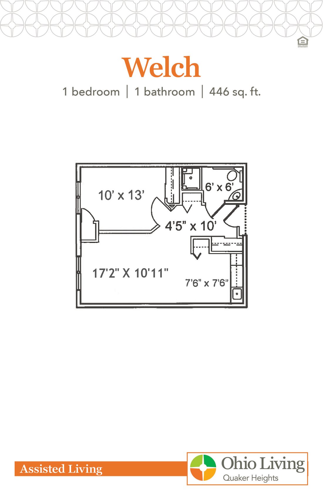 OLQH Assisted Living Floor Plan Welch