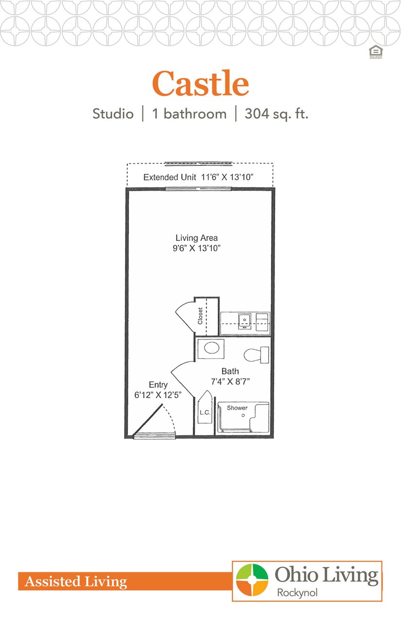 OLRN Assisted Living Floor Plan Castle