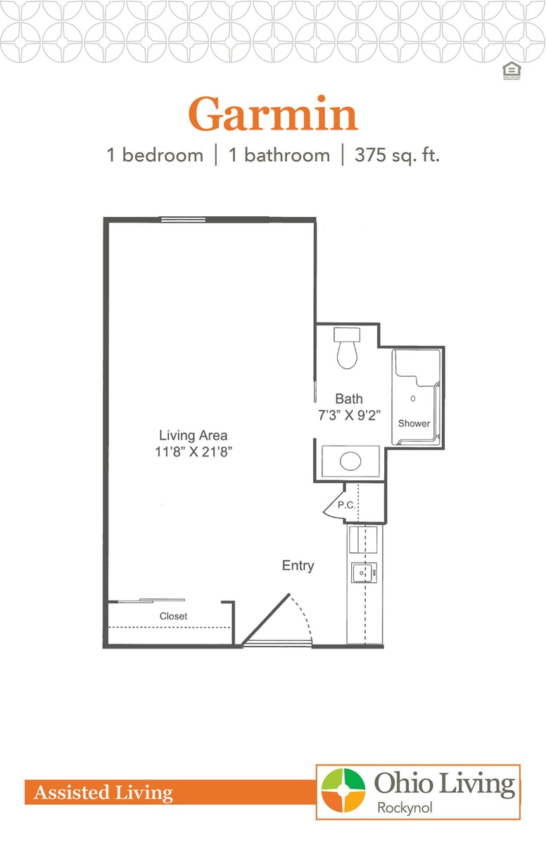 OLRN Assisted Living Floor Plan Garmin