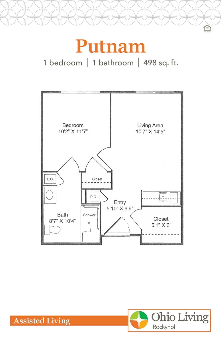 OLRN Assisted Living Floor Plan Putnam