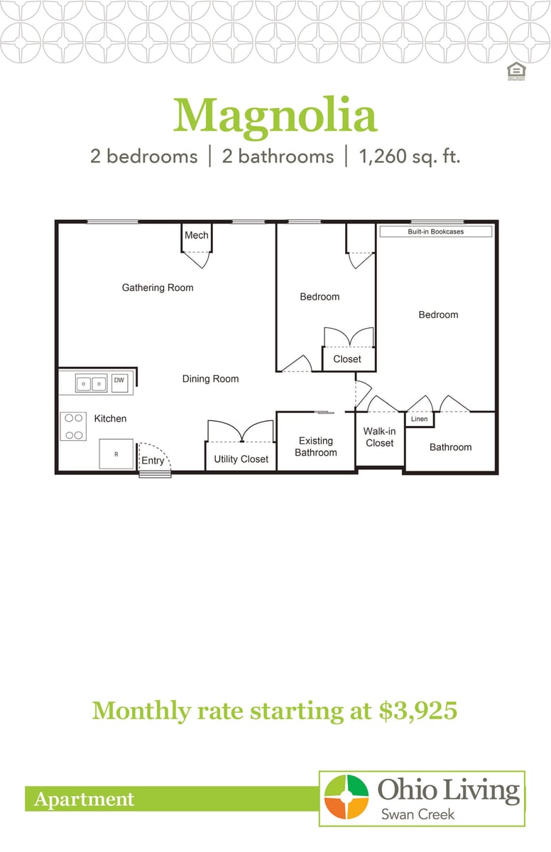 OLSC Apt Floor Plans with Price Magnolia