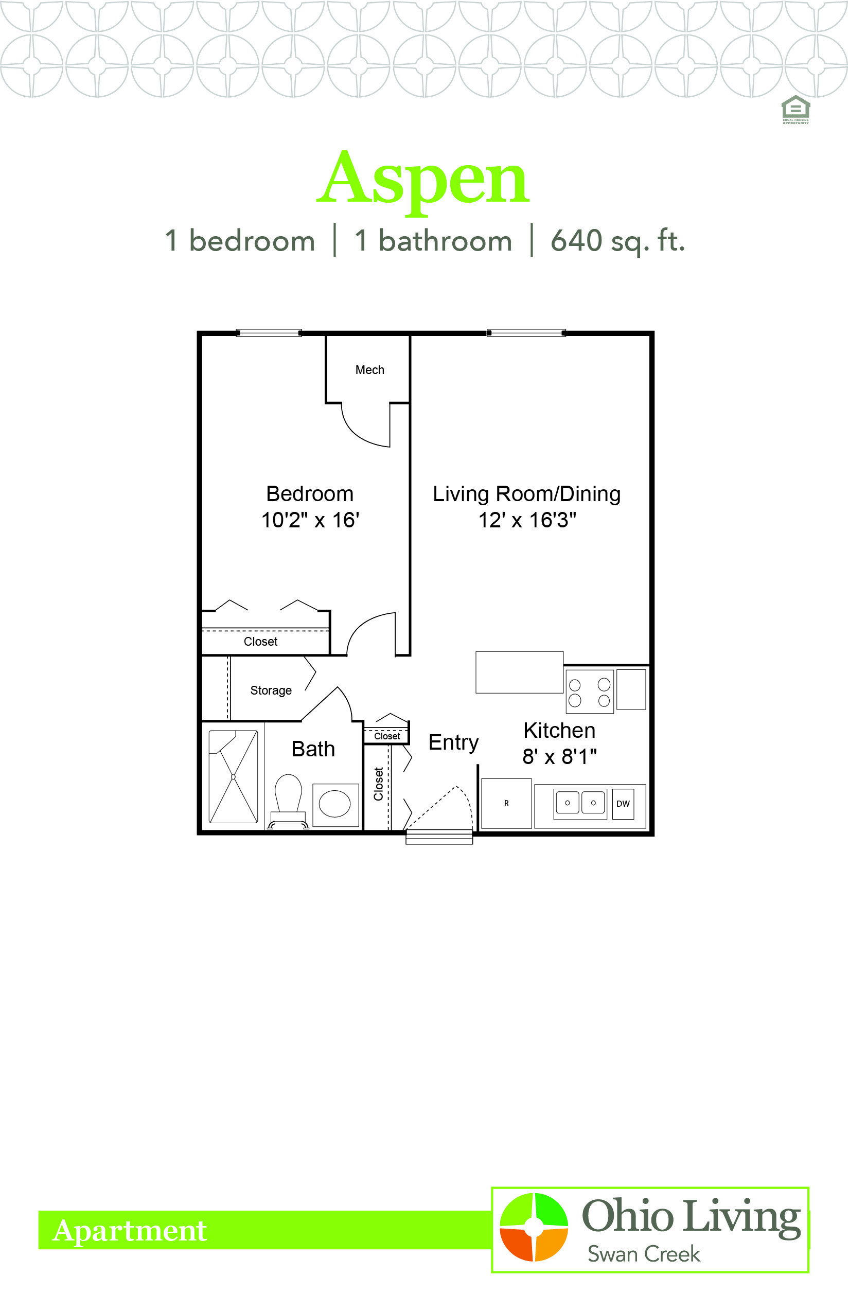 OLSC Apt Floor Plan Aspen