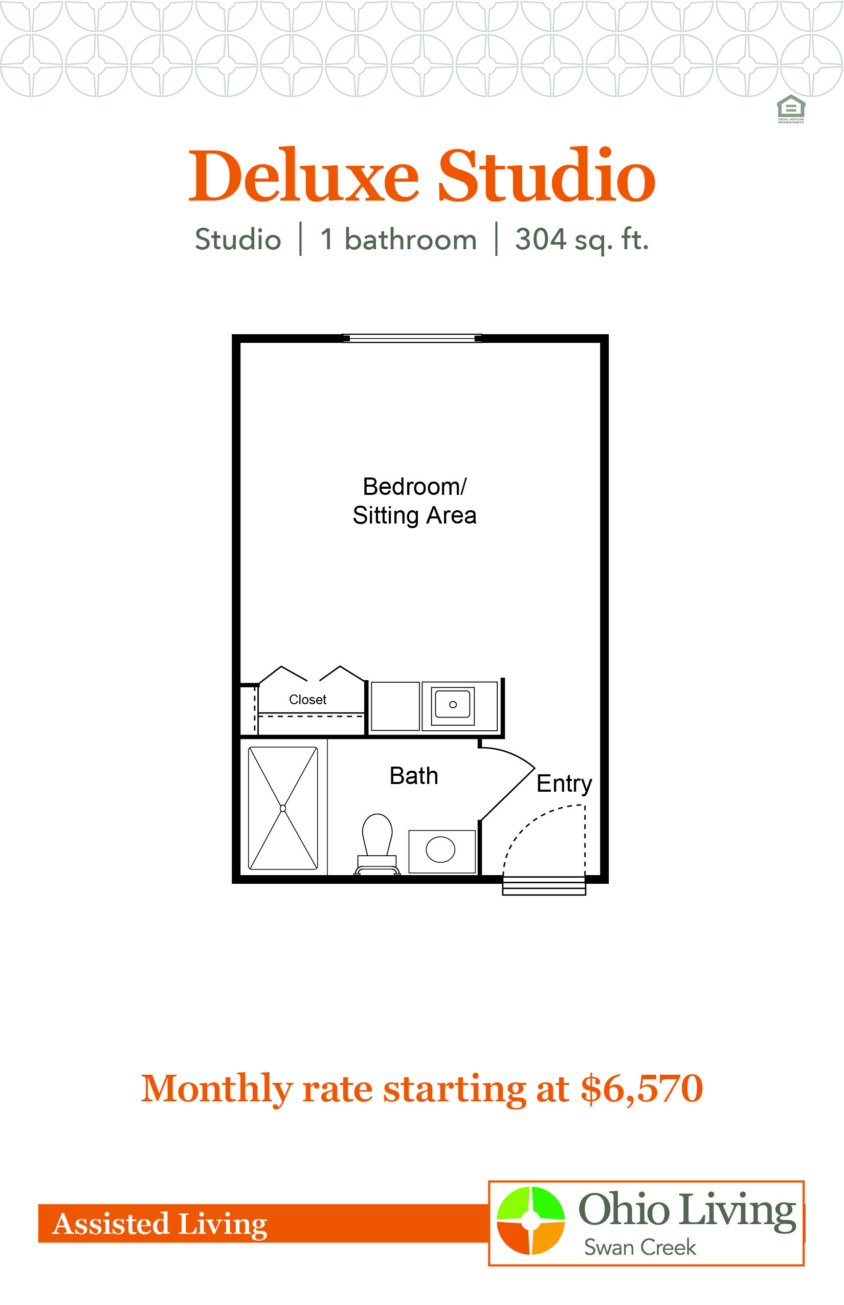 OLSC AL Floor Plans with Price Deluxe Studio