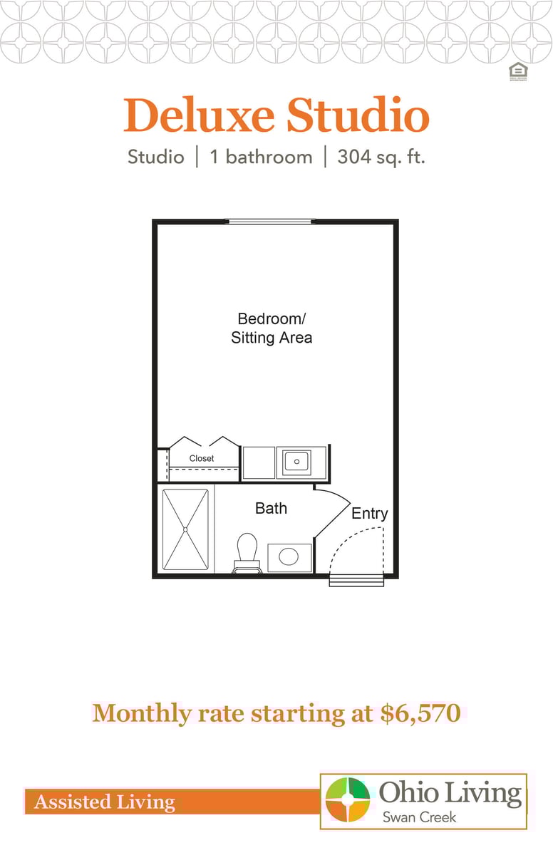 OLSC AL Floor Plans with Price Deluxe Studio
