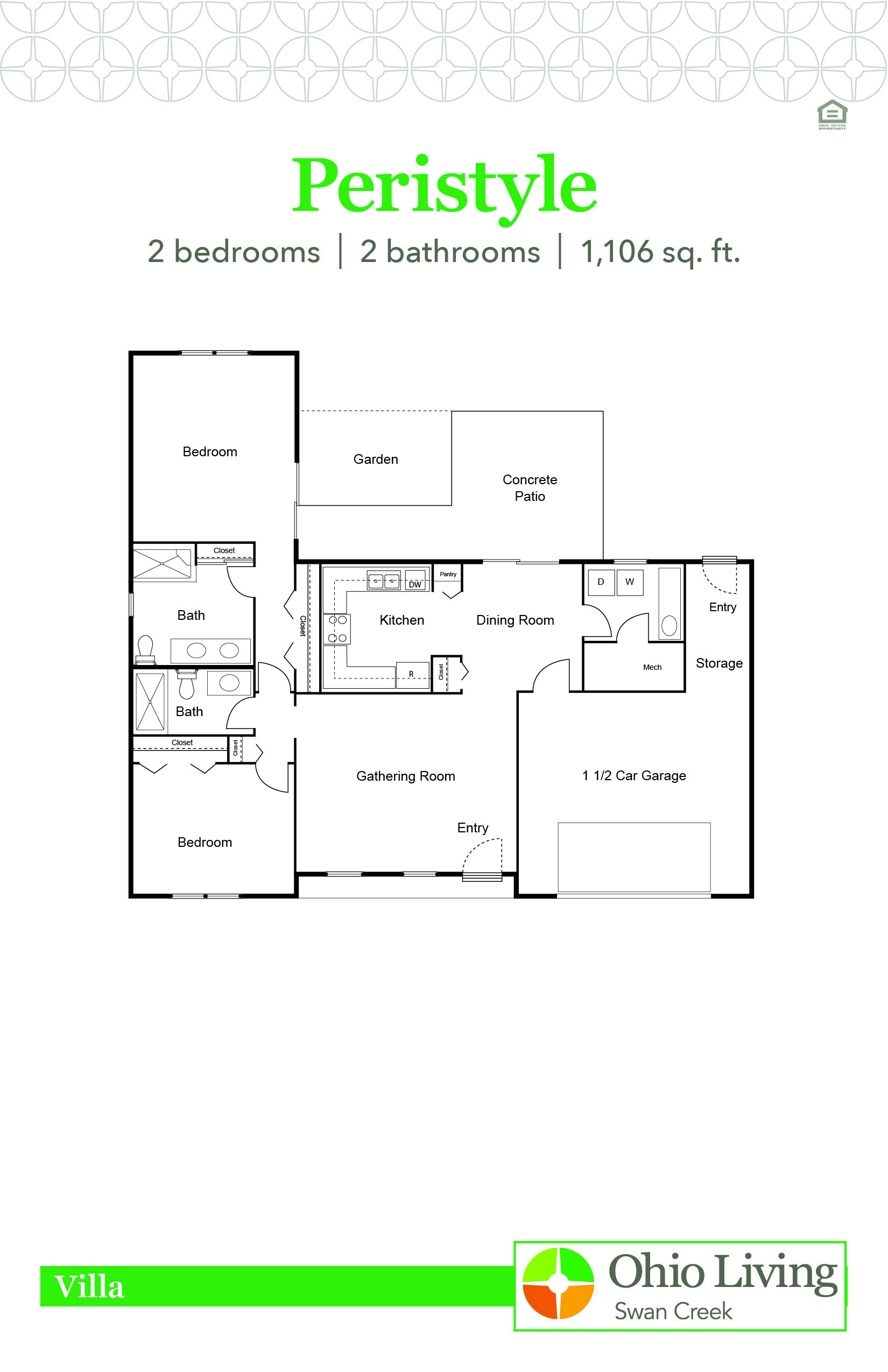 OLSC Villa Floor Plan Peristyle