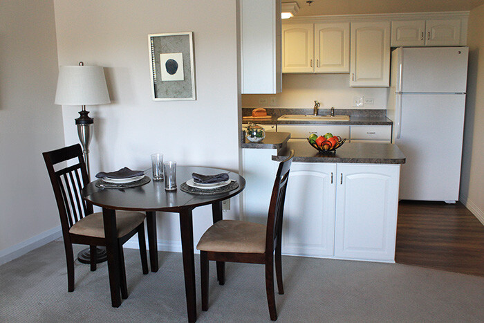 Apartment Home Kitchen and Dining Area