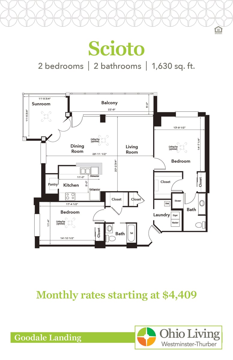 OLWT GL Floor Plans with Price Scioto