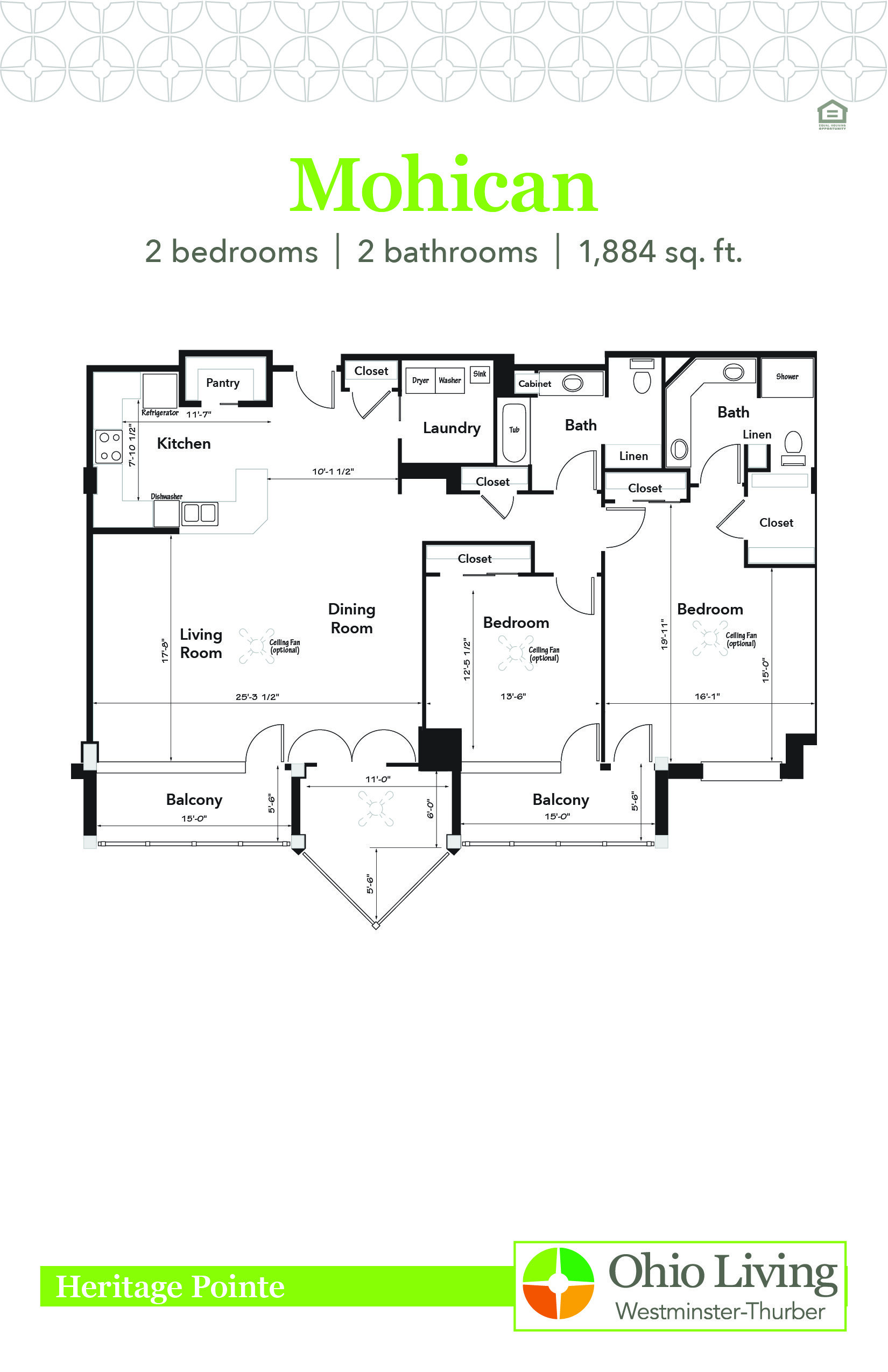 OLWT GL Floor Plan Mohican