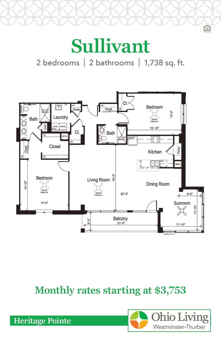 OLWT HP Floor Plans with Price Sullivant