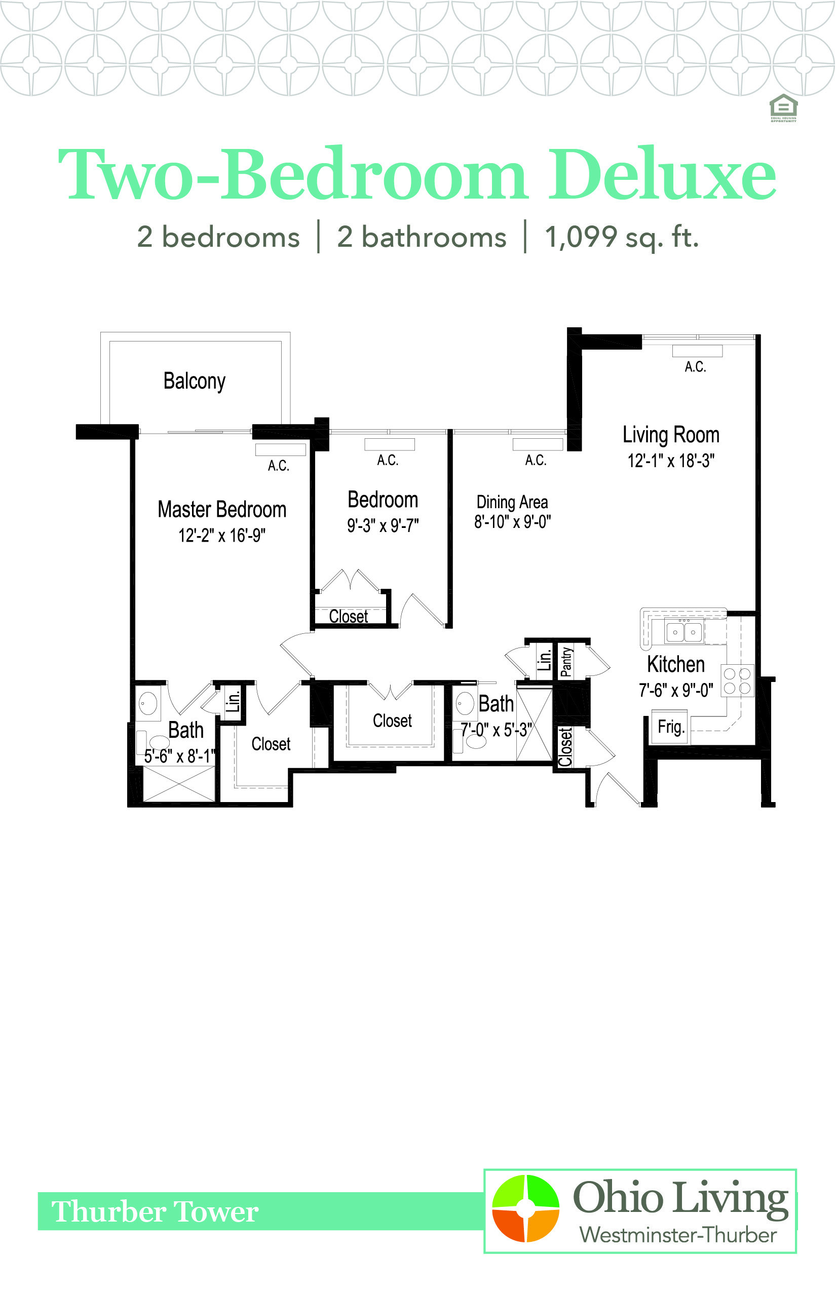 OLWT TT Floor Plan 2BR Deluxe
