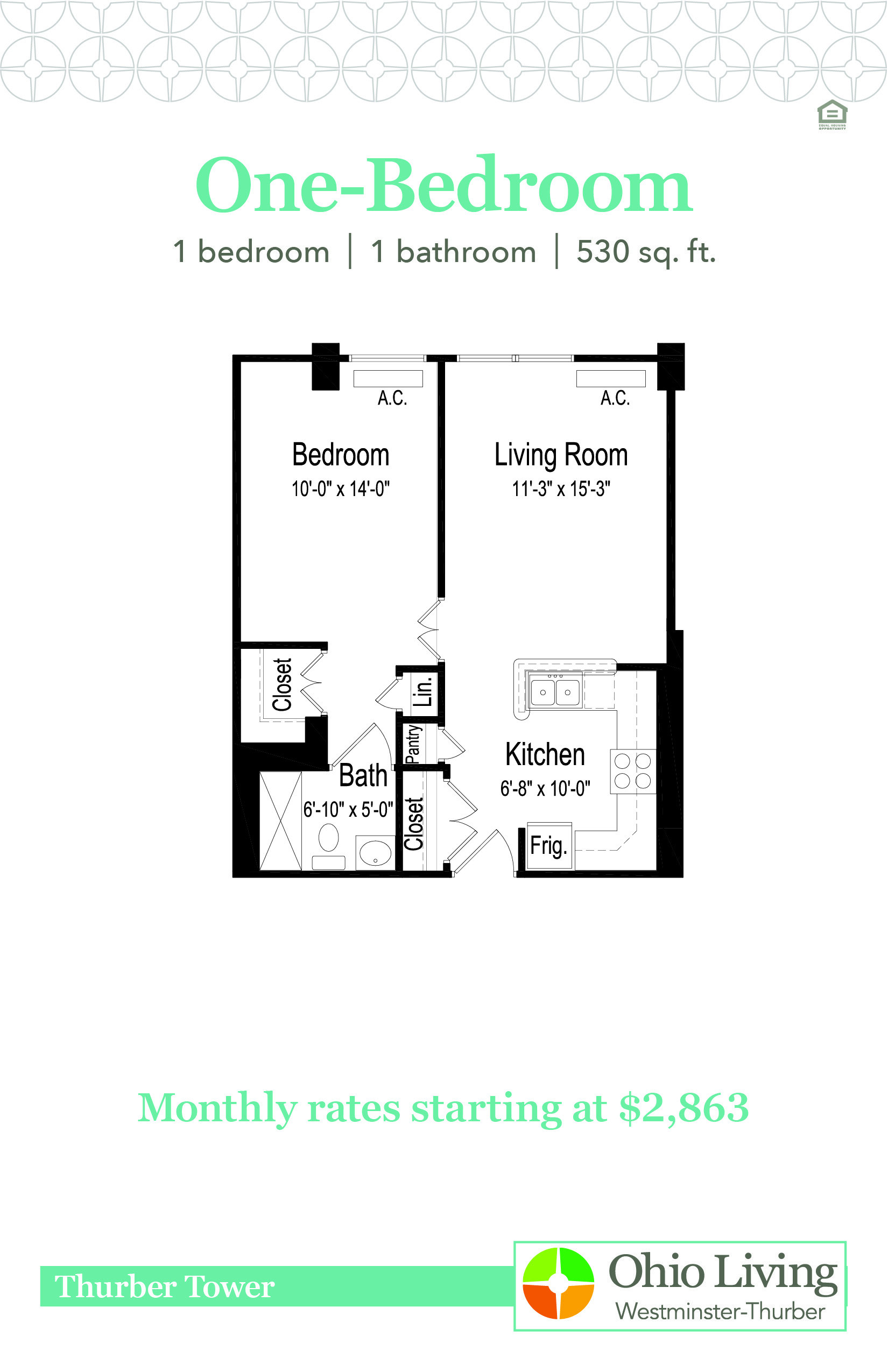 OLWT TT Floor Plans with Price 1BR