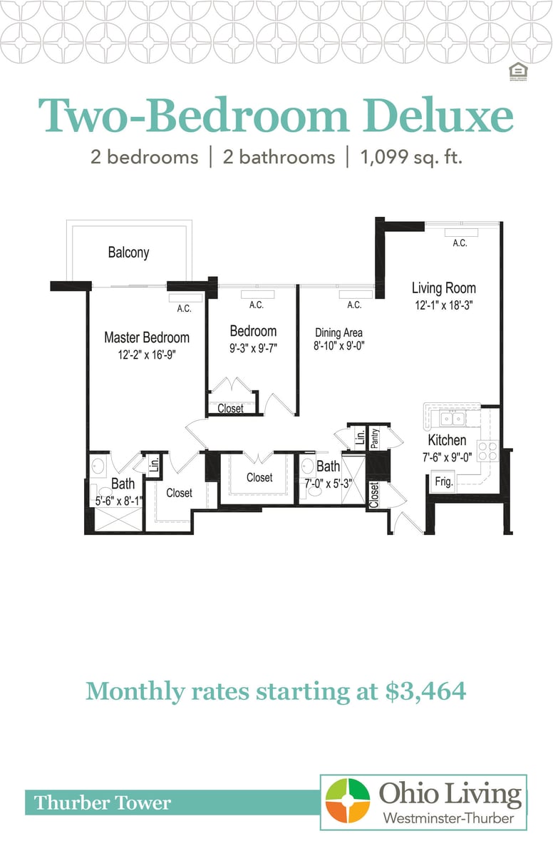 OLWT TT Floor Plans with Price 2BR Deluxe