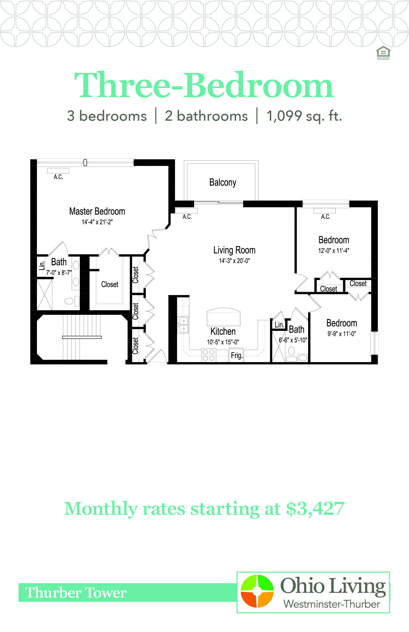 OLWT TT Floor Plans with Price 3BR