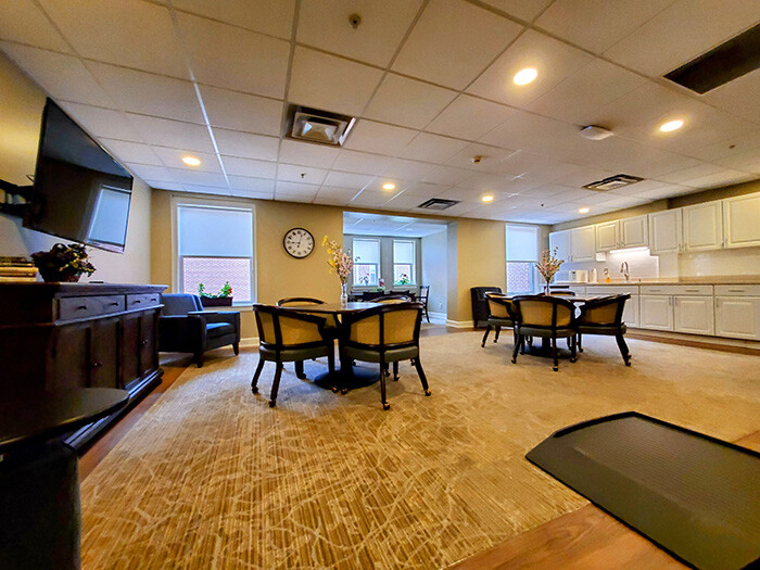 The Sarah Moore Home Sitting and Recreation Area