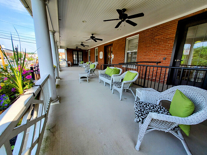 The Sarah Moore Home Historic Front Porch