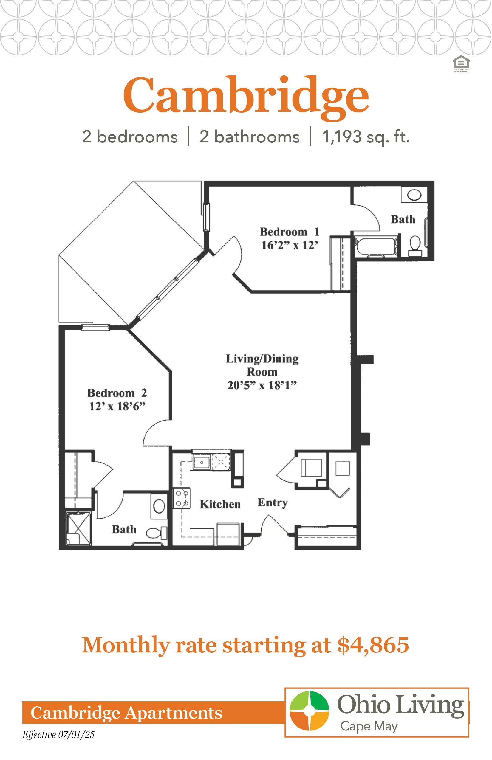 OLCM Apartment Floor Plans With Price Cambridge
