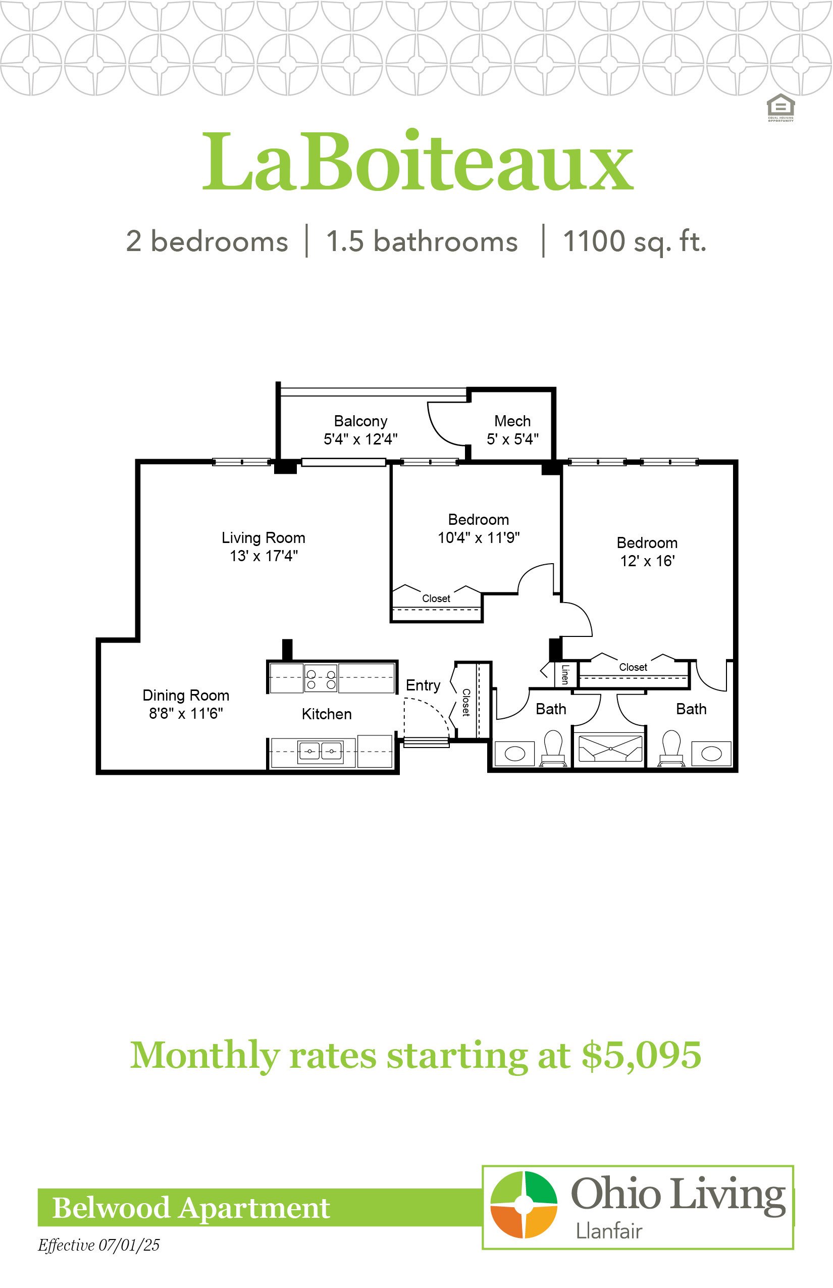 OLLF Belwood Apartment Floor Plans with Price LaBoiteaux