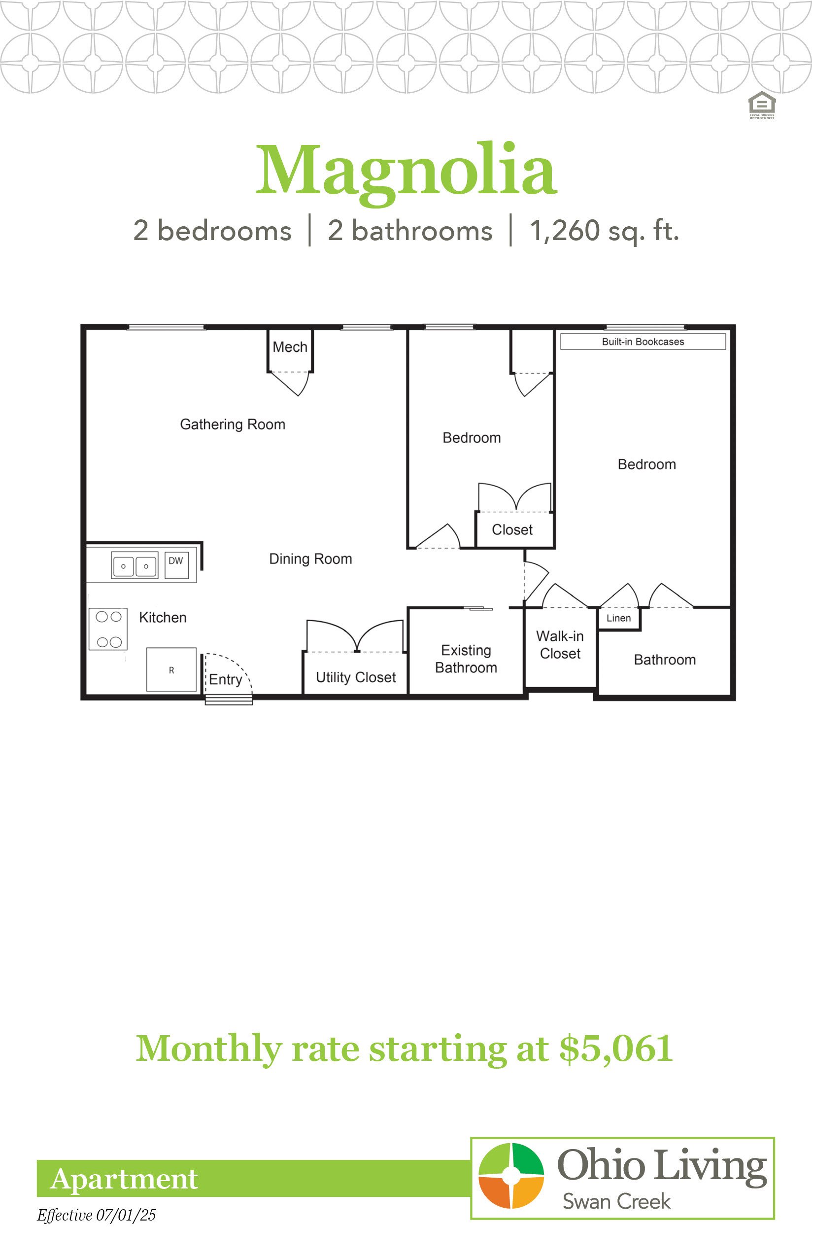 OLSC Apt Floor Plans with Price Magnolia