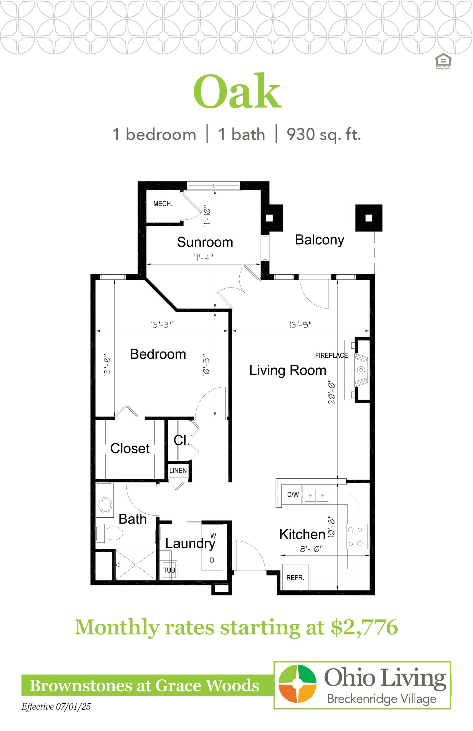 OLBV Brownstones at Grace Woods Floor Plans with Prices - Oak-1