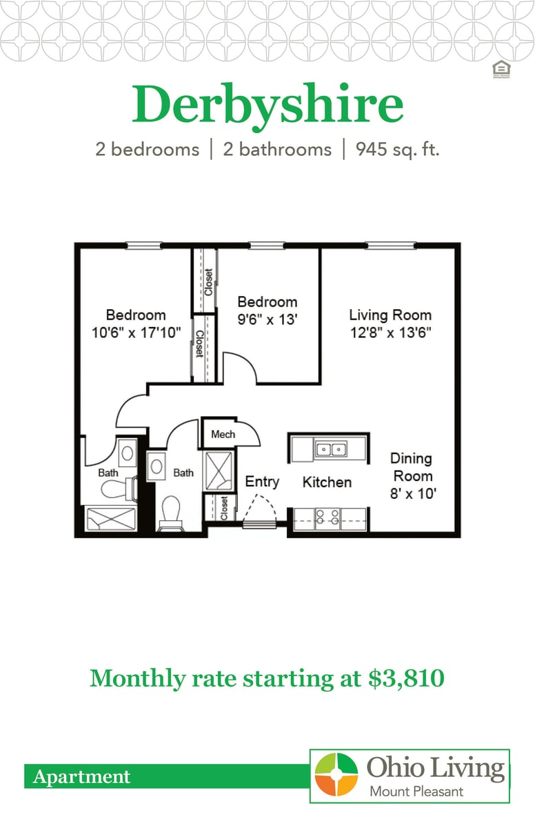OLMP Apartment Floor Plans with Price Derbyshire