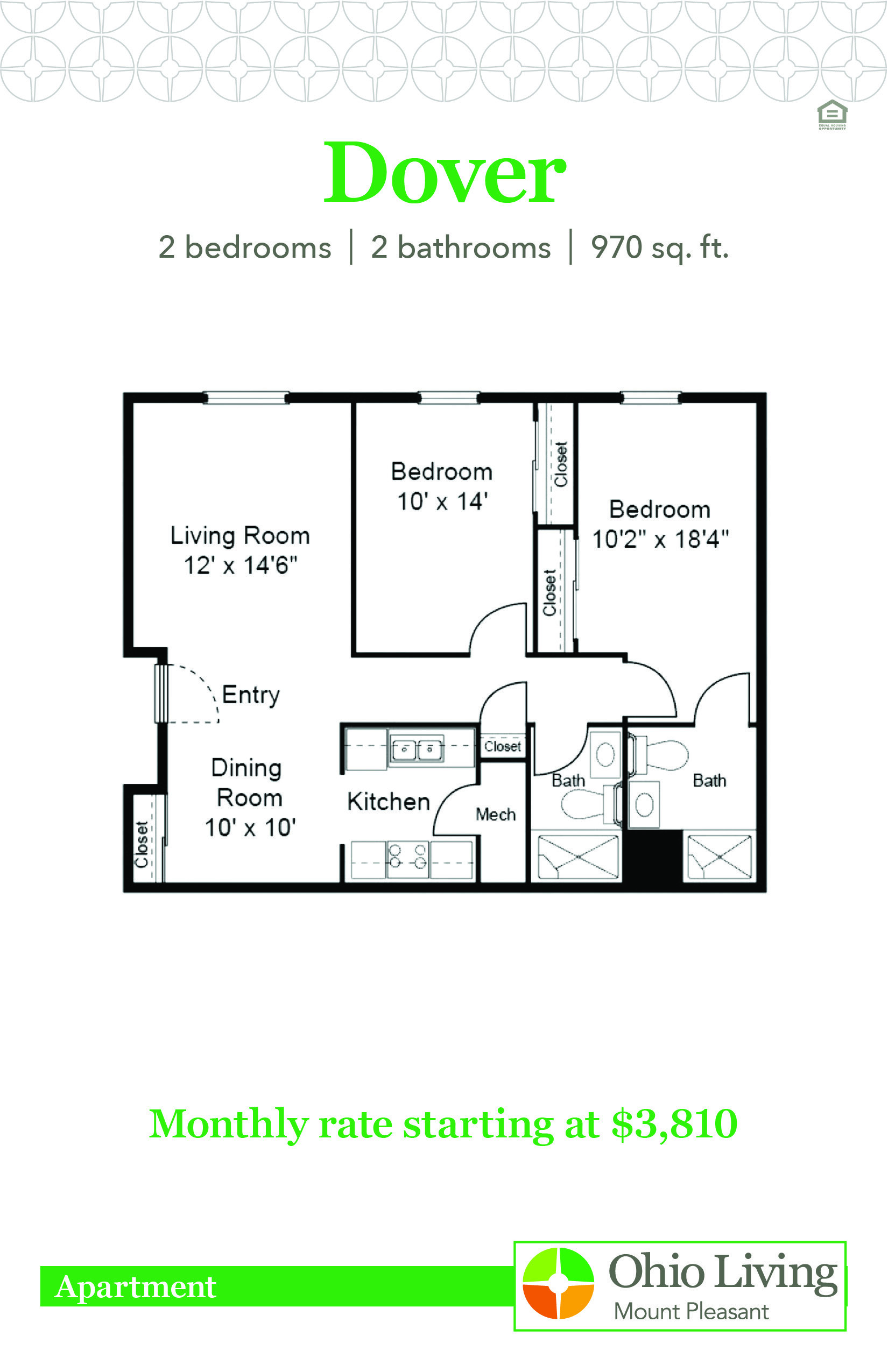 OLMP Apartment Floor Plans with Price Dover