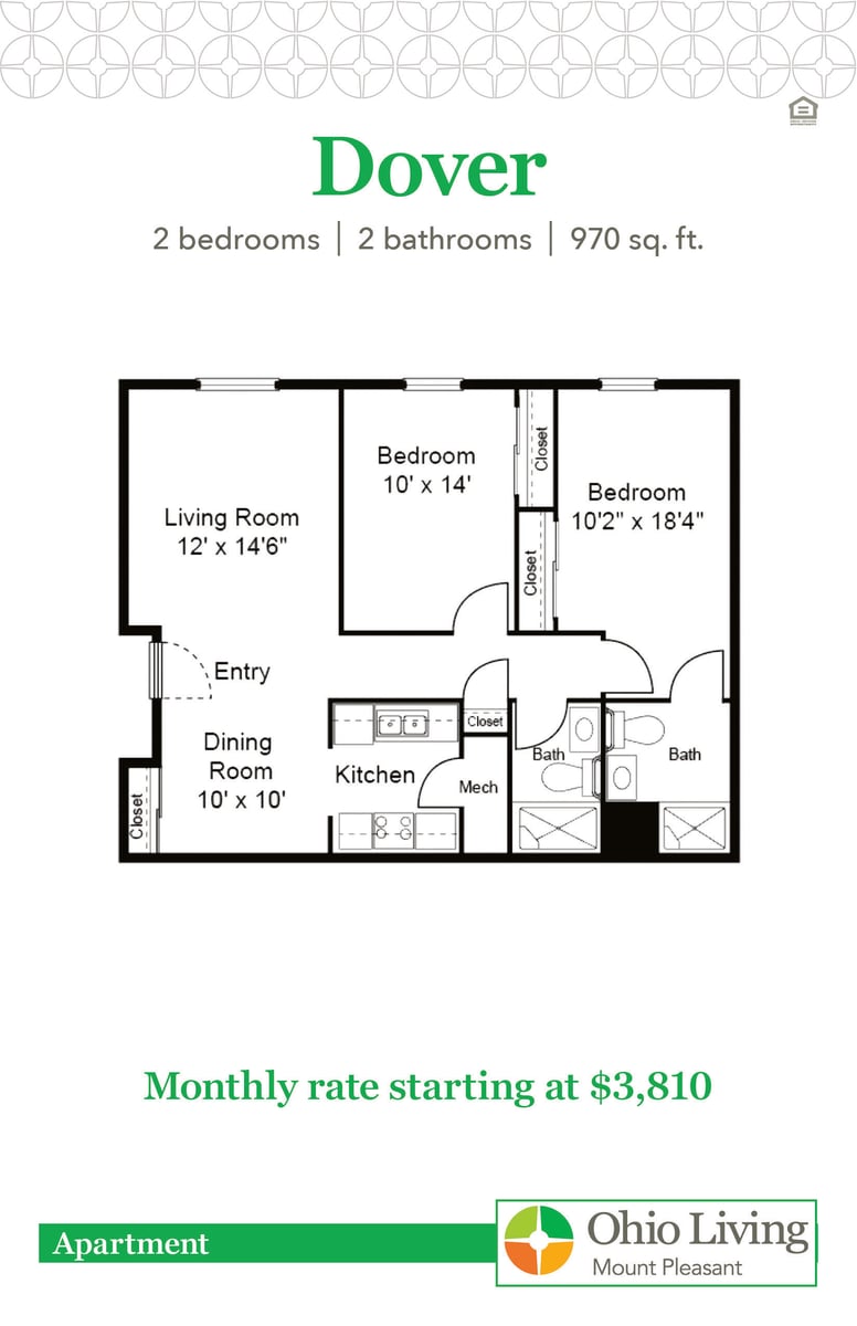 OLMP Apartment Floor Plans with Price Dover