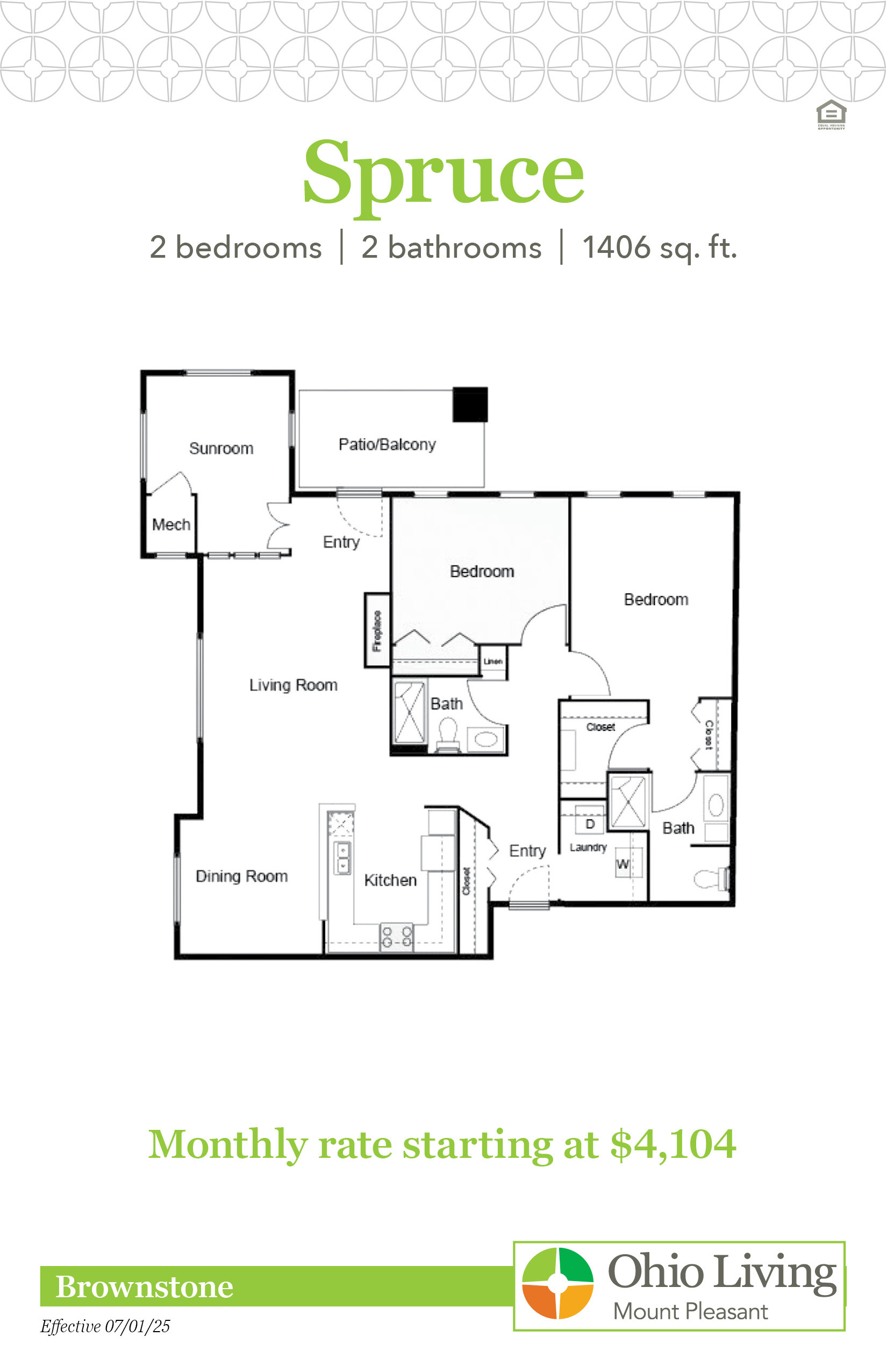 OLMP Brownstone Floor Plans with Price Spruce