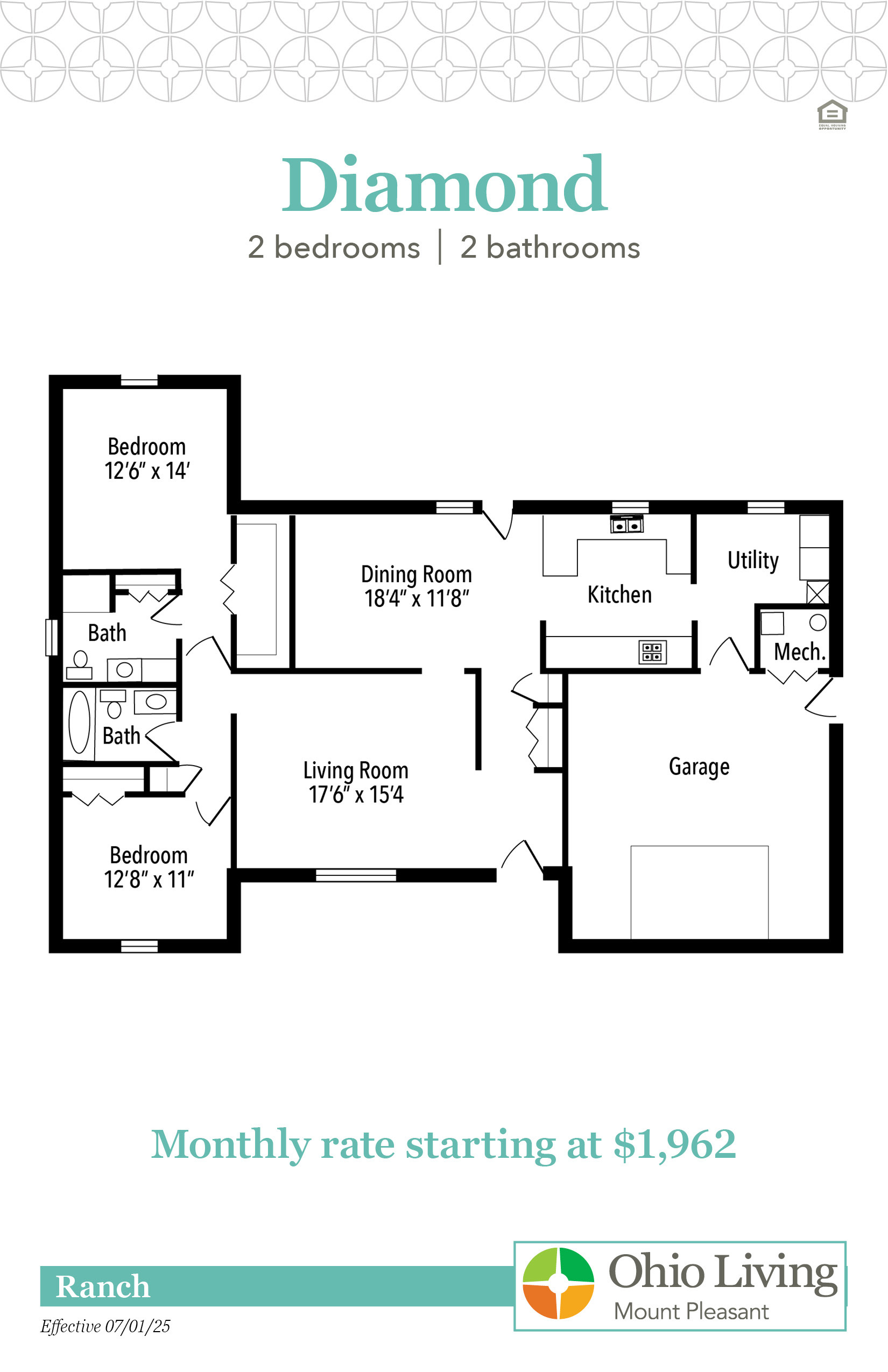 OLMP Ranch Floor Plans with Prices Diamond-1