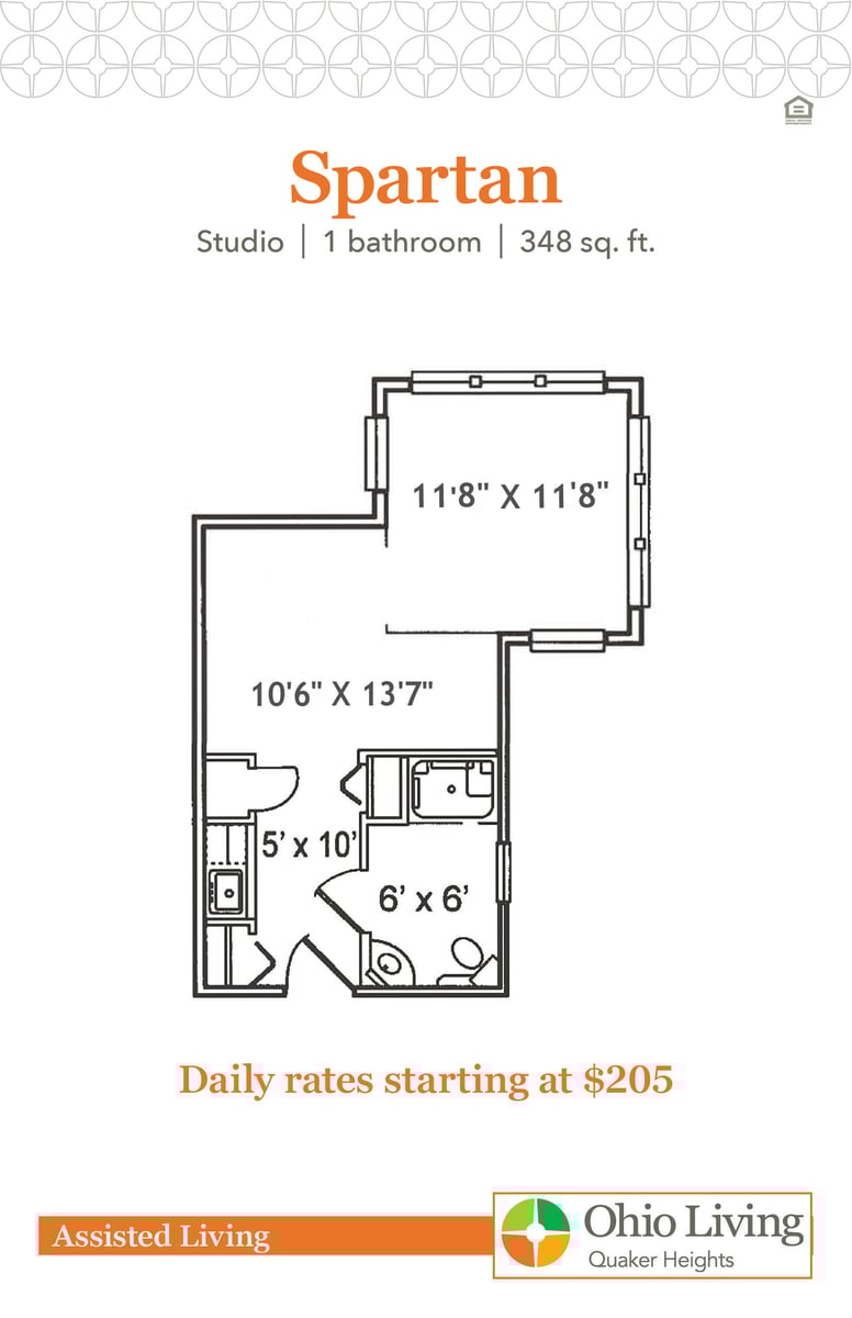 OLQH Assisted Living Floor Plans with Price Spartan