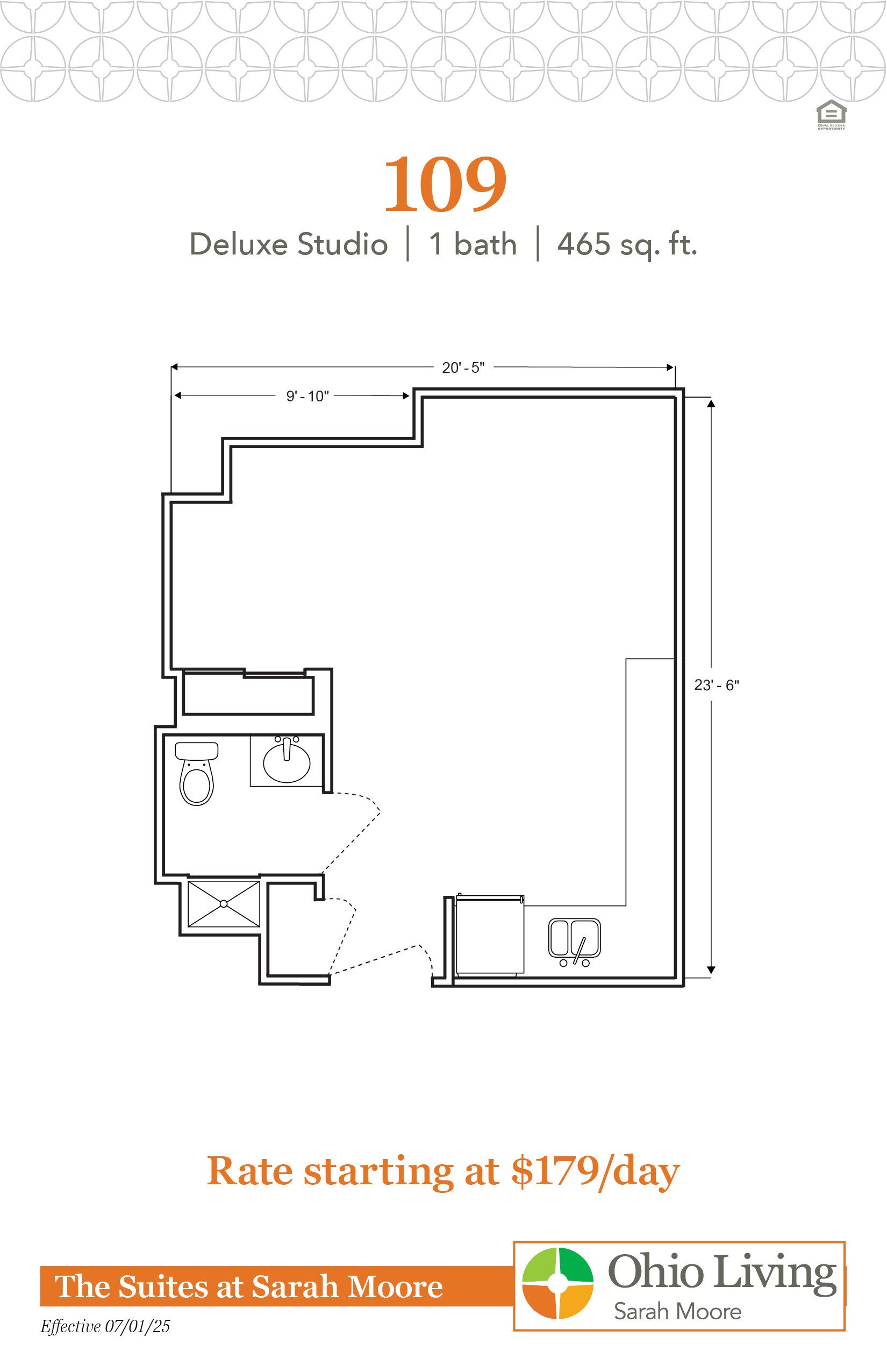 OLSM Suites Floor Plans with Price 109
