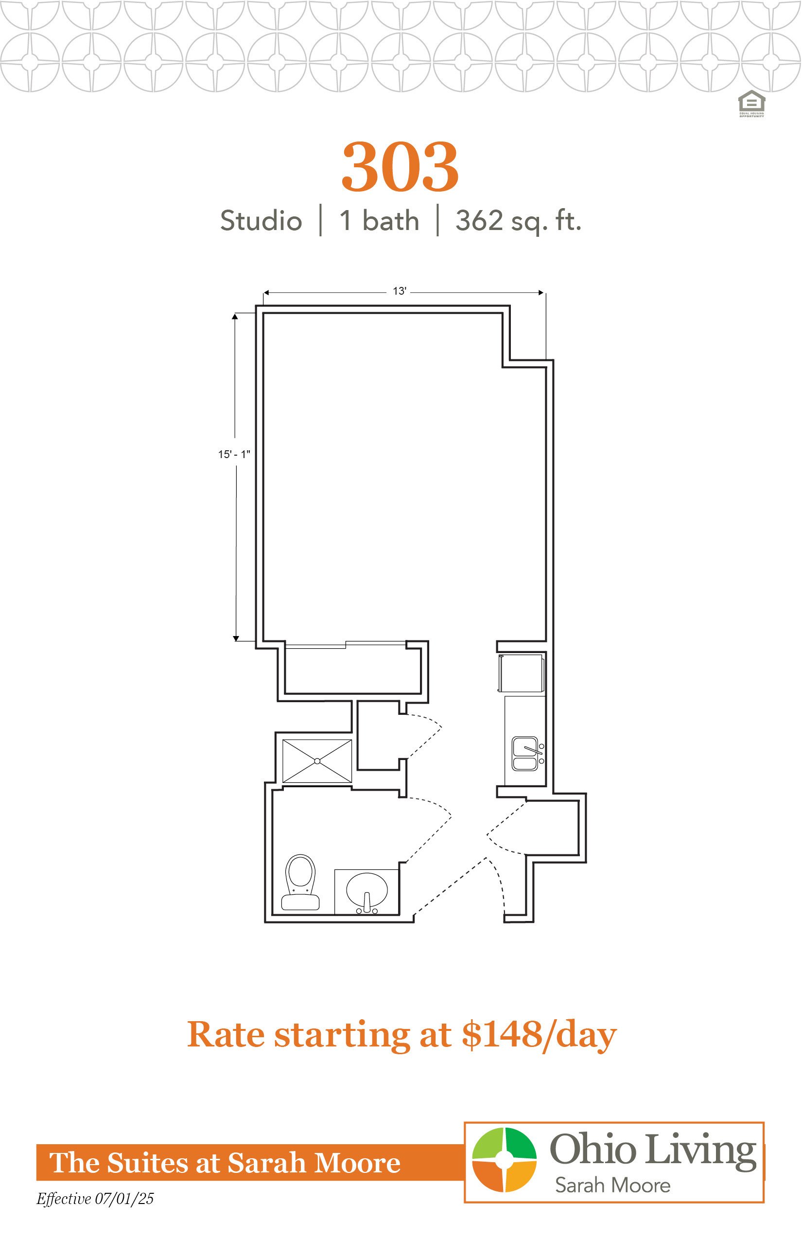 OLSM Suites Floor Plans with Price 303