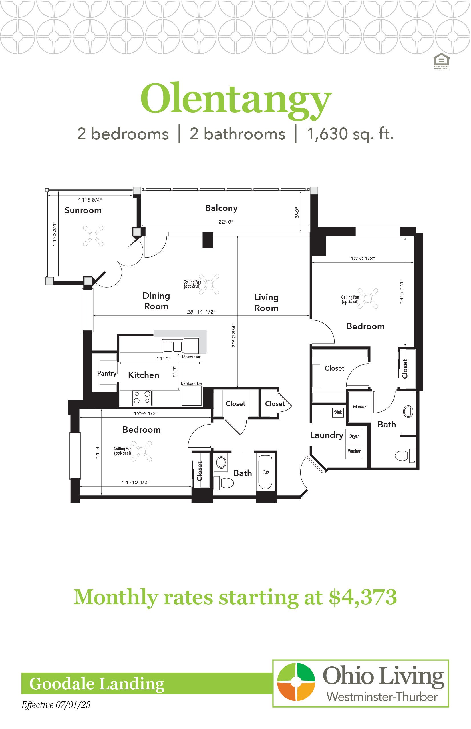 OLWT GL Floor Plans with Price Olentangy